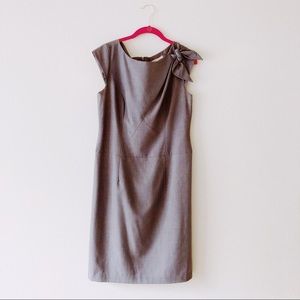 Cap Sleeve Dress with Back Zipper